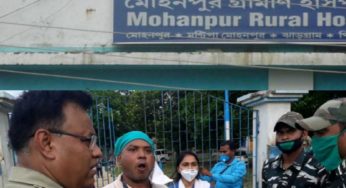 মাথায় ব্যাণ্ডেজের পর মোহনপুরের বিএমওএইচ মানিক সিং এর বিরুদ্ধে ঝাড়গ্রাম থানায় ‘হেনস্থা’ ও ‘খুনের চেষ্টার’ অভিযোগ জানালেন বিদায়ী বিএমওএইচ রণজিৎ ভট্টাচার্য