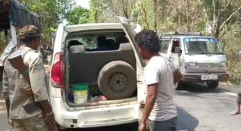 বাঁশপাহাড়ীতে কড়া নজরদারি বাঁশপাহাড়ী আউট পোষ্টের পুলিশের
