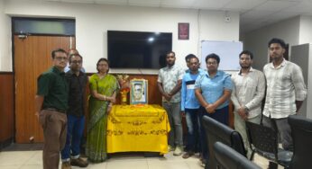 ঝাড়গ্রাম মেডিক্যাল কলেজে ABVP ঝাড়গ্রাম জেলার তরফ থেকে প্রিন্সিপাল ম্যাডাম সহ সকল ডক্টর শিক্ষক দের শুভেছা বার্তা জানানো হয়